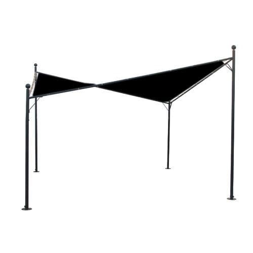 Festa Partyzelt - 400x400cm - Schwarz