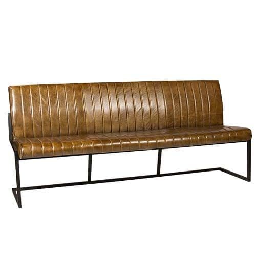 Hopkins Large Sofa - 200cm - Cognac Leder