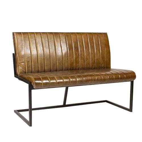 Hopkins Small Sofa - 123cm - Cognac Leder