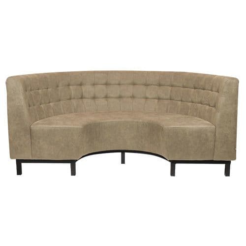 Viggo Bank - Halbrund - Creme