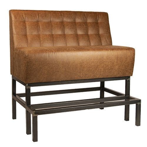 Vinnie Sofa Hoch - 120cm - Cognac