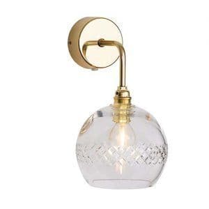 Rowan Crystal Check Stripe Wandleuchte