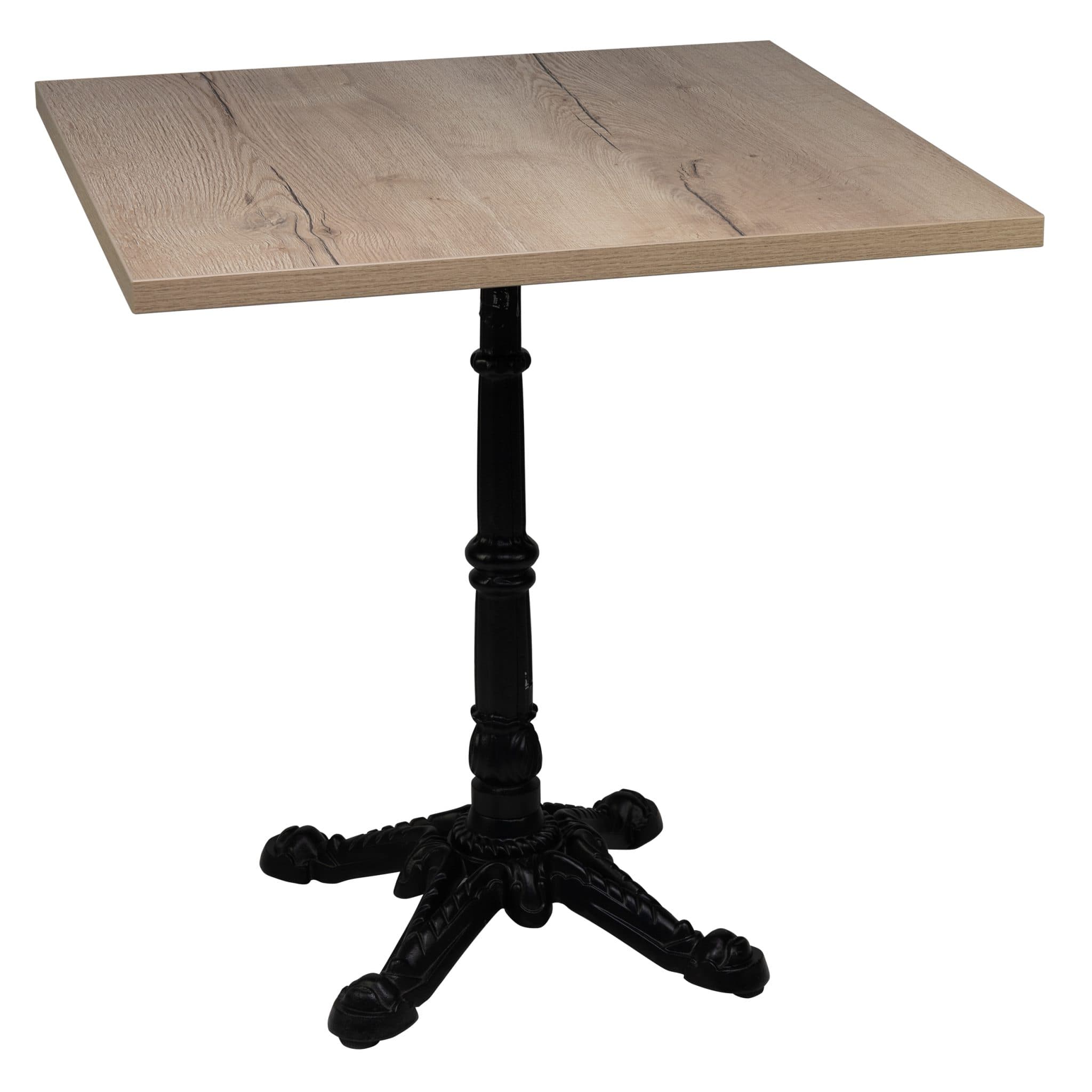 Tischset - London 4 Gestell + Melamin Eiche Natural T600