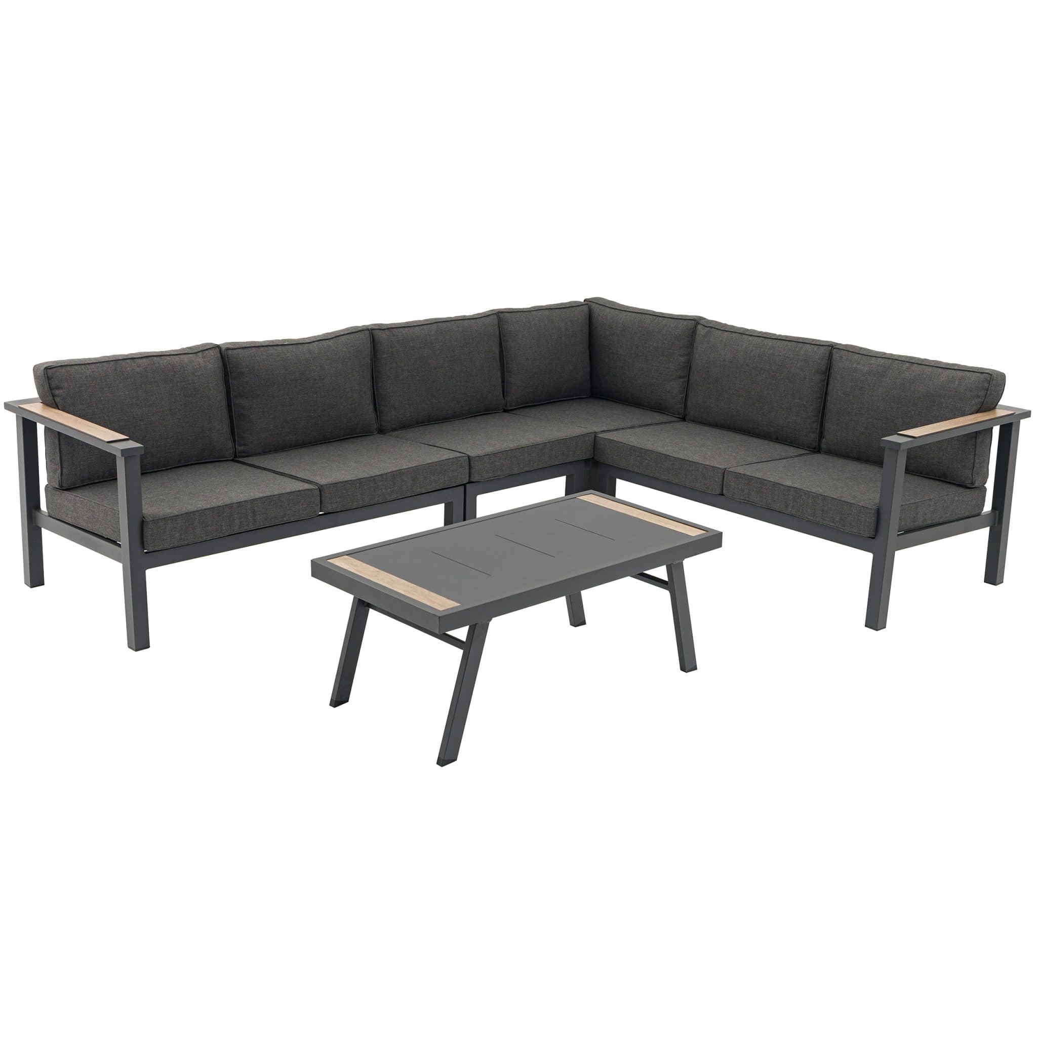 Boulia Ecklounge - Anthrazit | 5-teilig