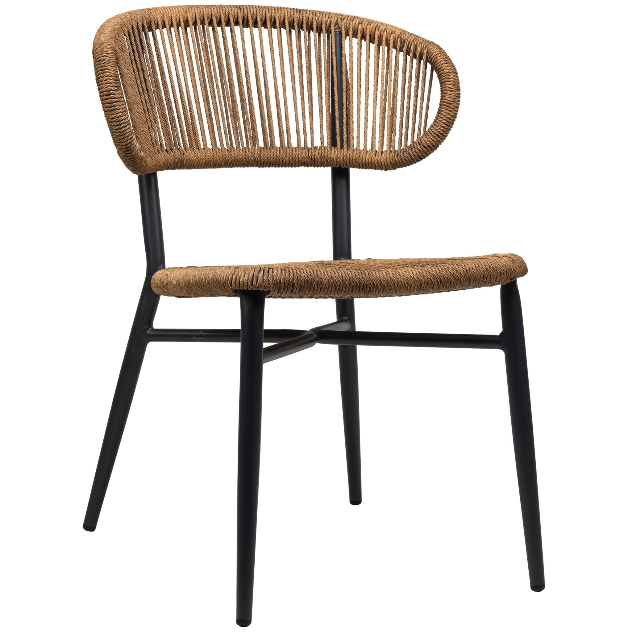 Jorden Terrassenstuhl - Charcoal/Natural