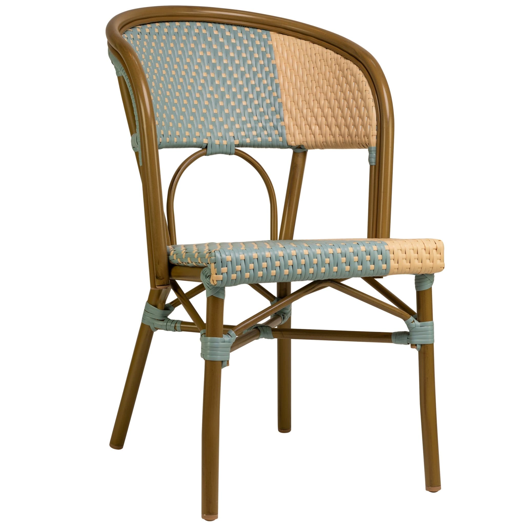 Santa Cruz Terrassenstuhl - Blau/Beige