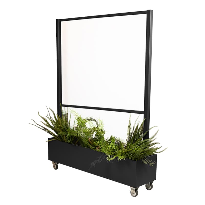 Mobiler Terrassenschirm - Schwarz