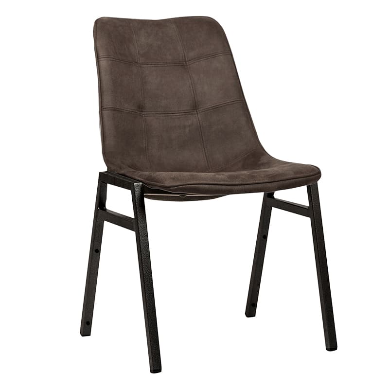 Detroit Stapelstuhl - Anthrazit/Schwarz