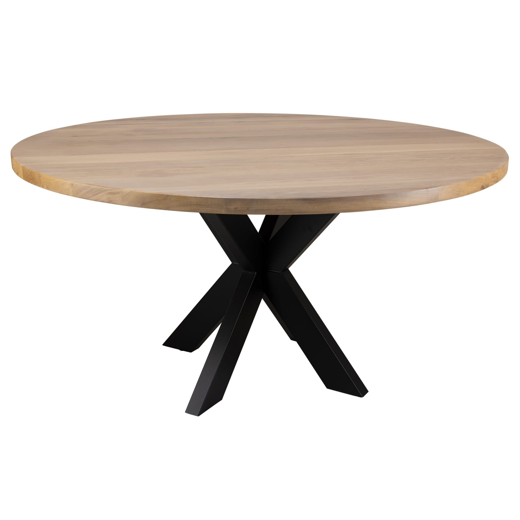 Torez Rund Massivholz Eichentischplatte - Ø150cm - Tisch nach Maß