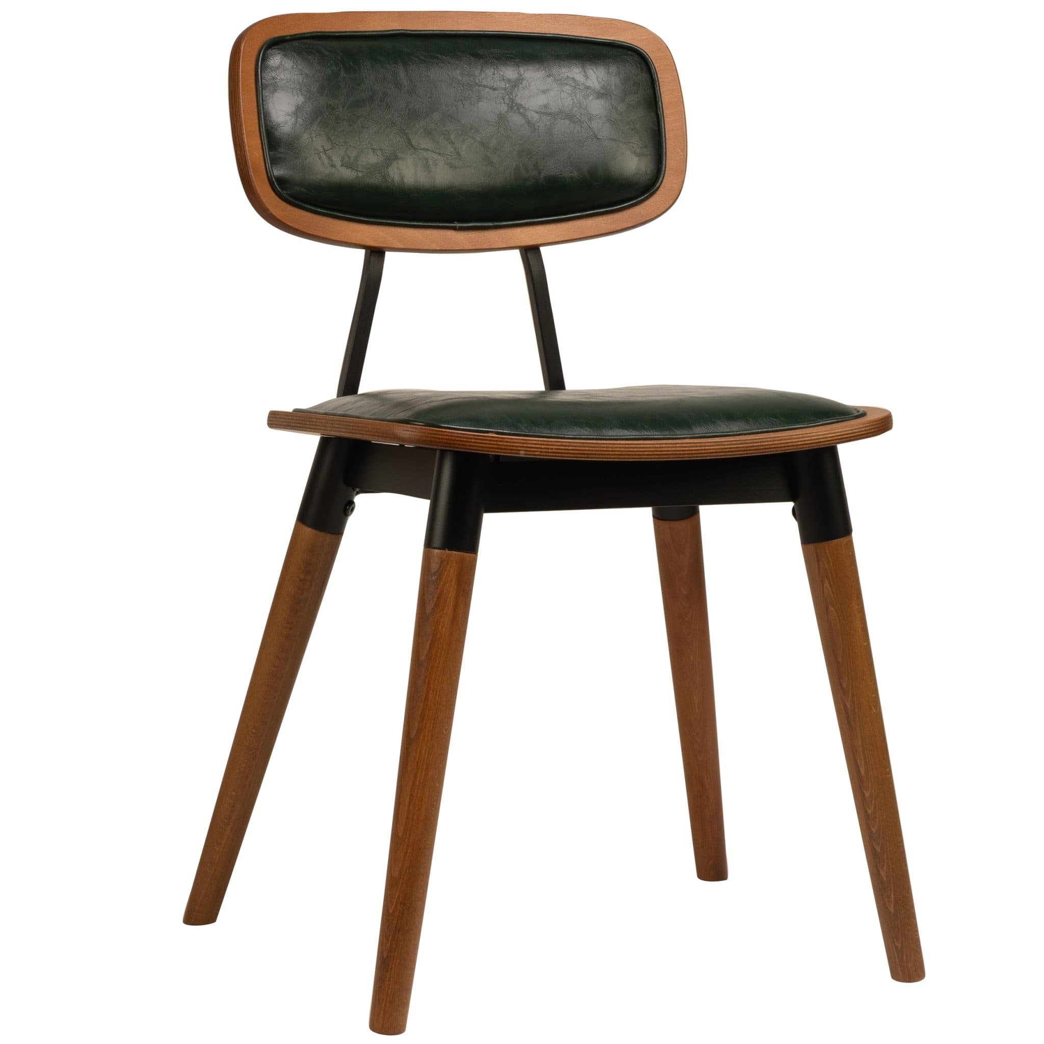 Studo Stuhl - Kunstleder Grün