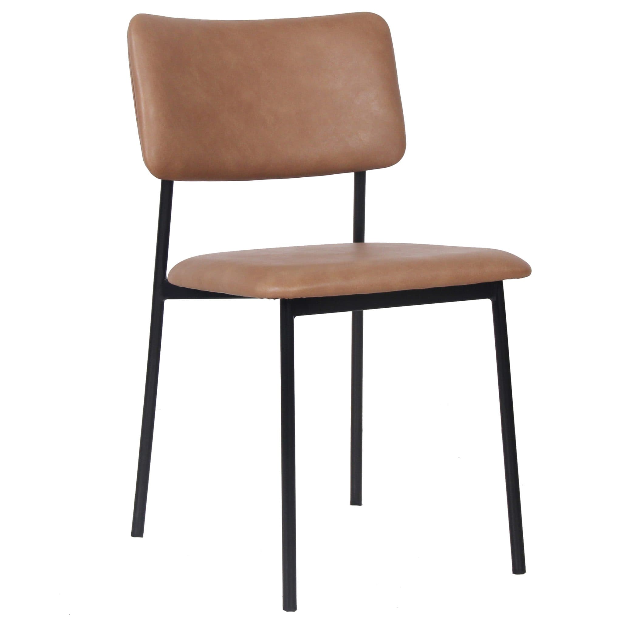 Sten Stuhl - Vintage Light Coffee