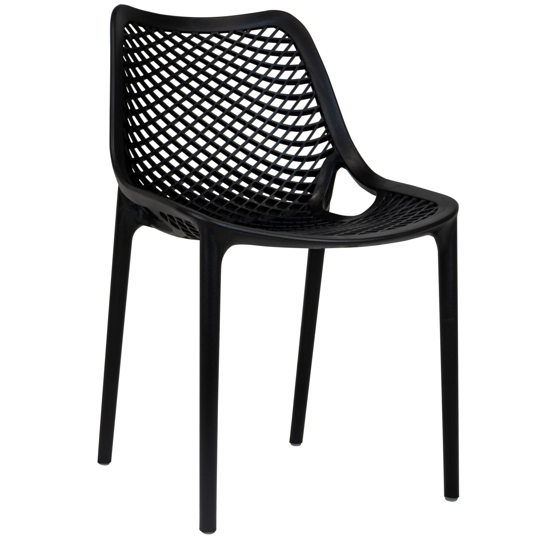 Air Terrassenstuhl - PVC Schwarz
