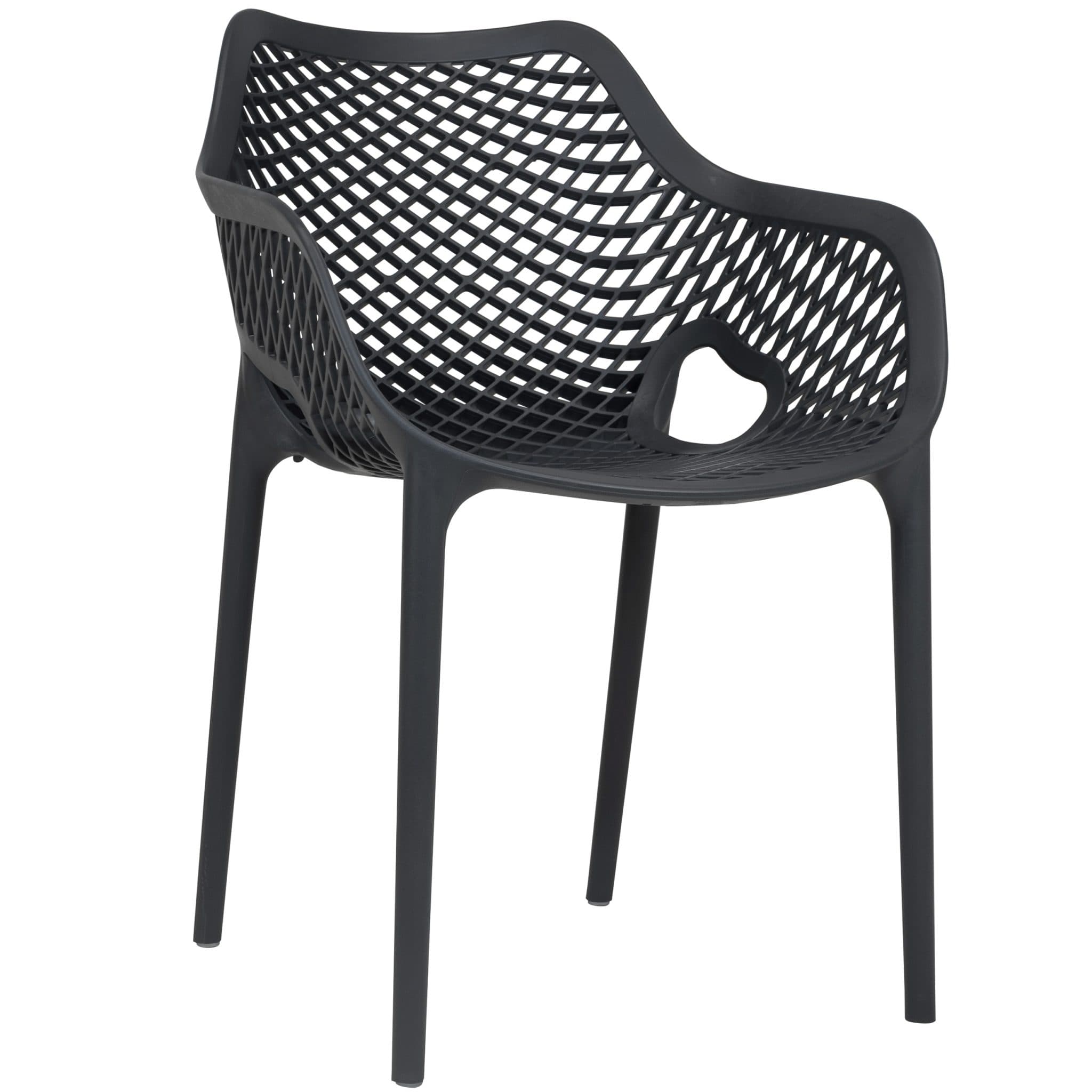 Air-A Terrassenstuhl - Dunkelgrau