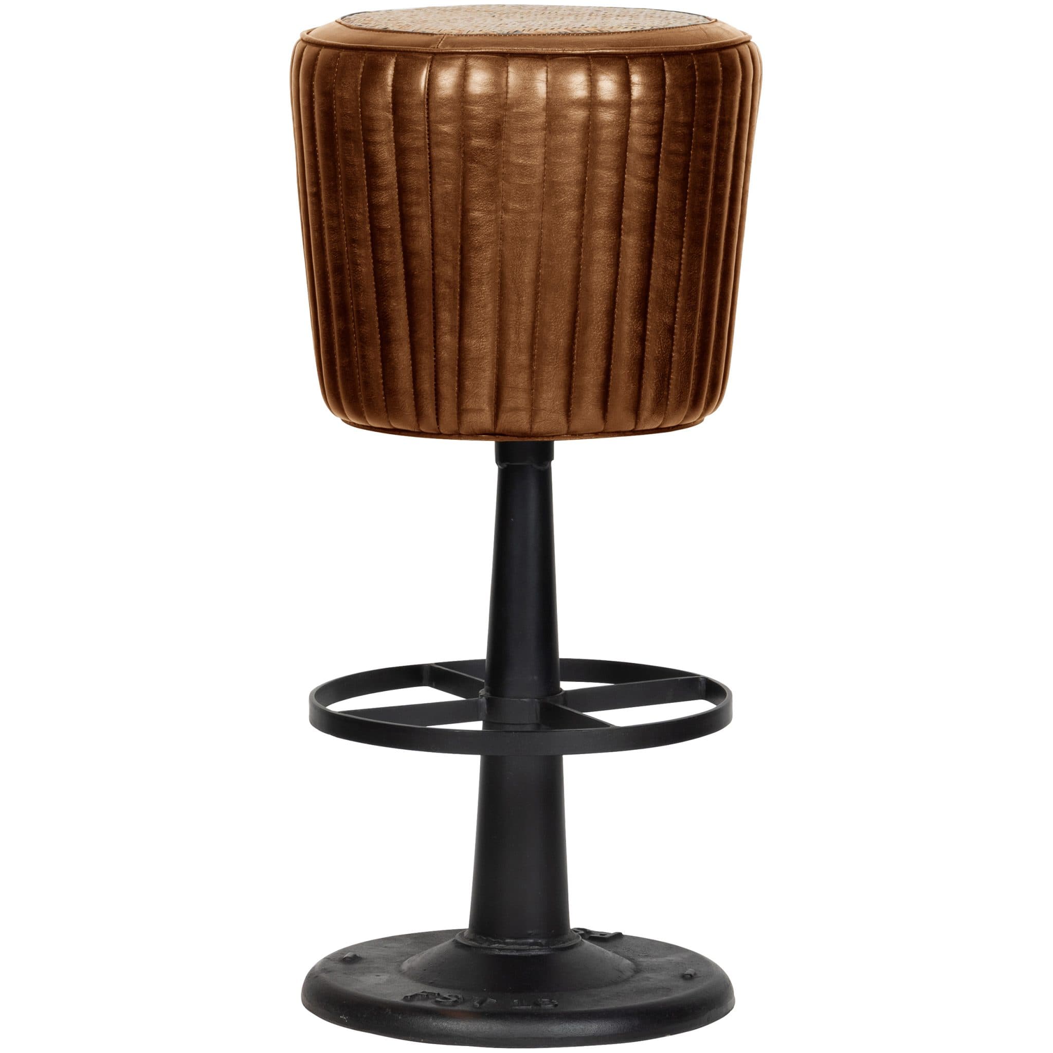 Novan Barhocker - Braunes Leder
