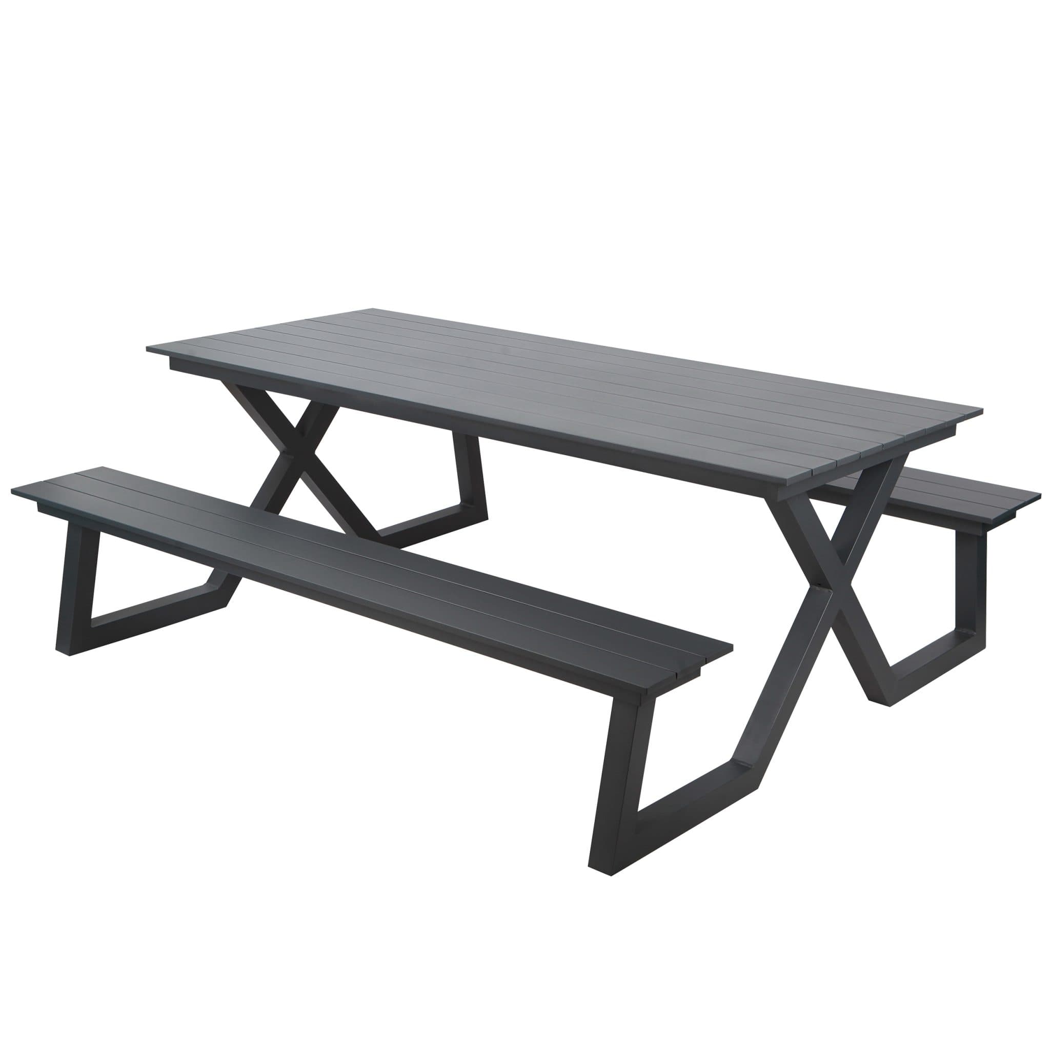 Darby Alu Picknick Set - Anthrazit