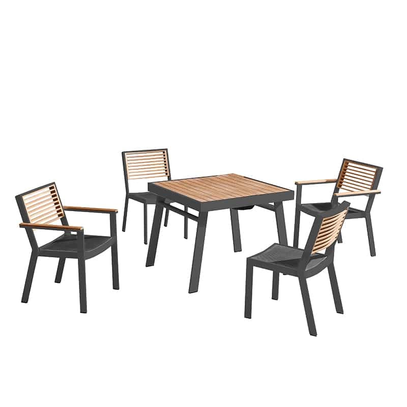 York Dining Schwarz | 5-teilig