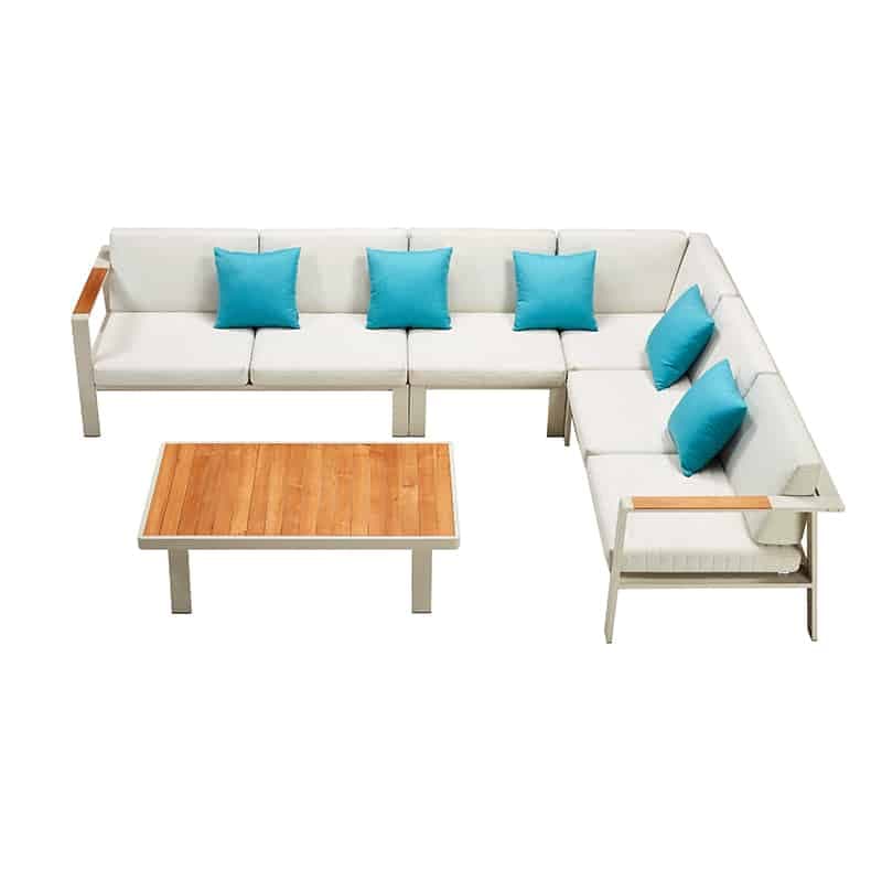 Nofi Ecklounge - Taupe | 5-teilig