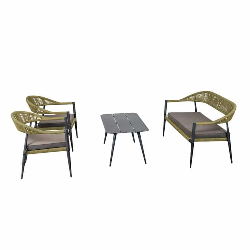 Jonah Lounge Set - Anthrazit/Olivgrün