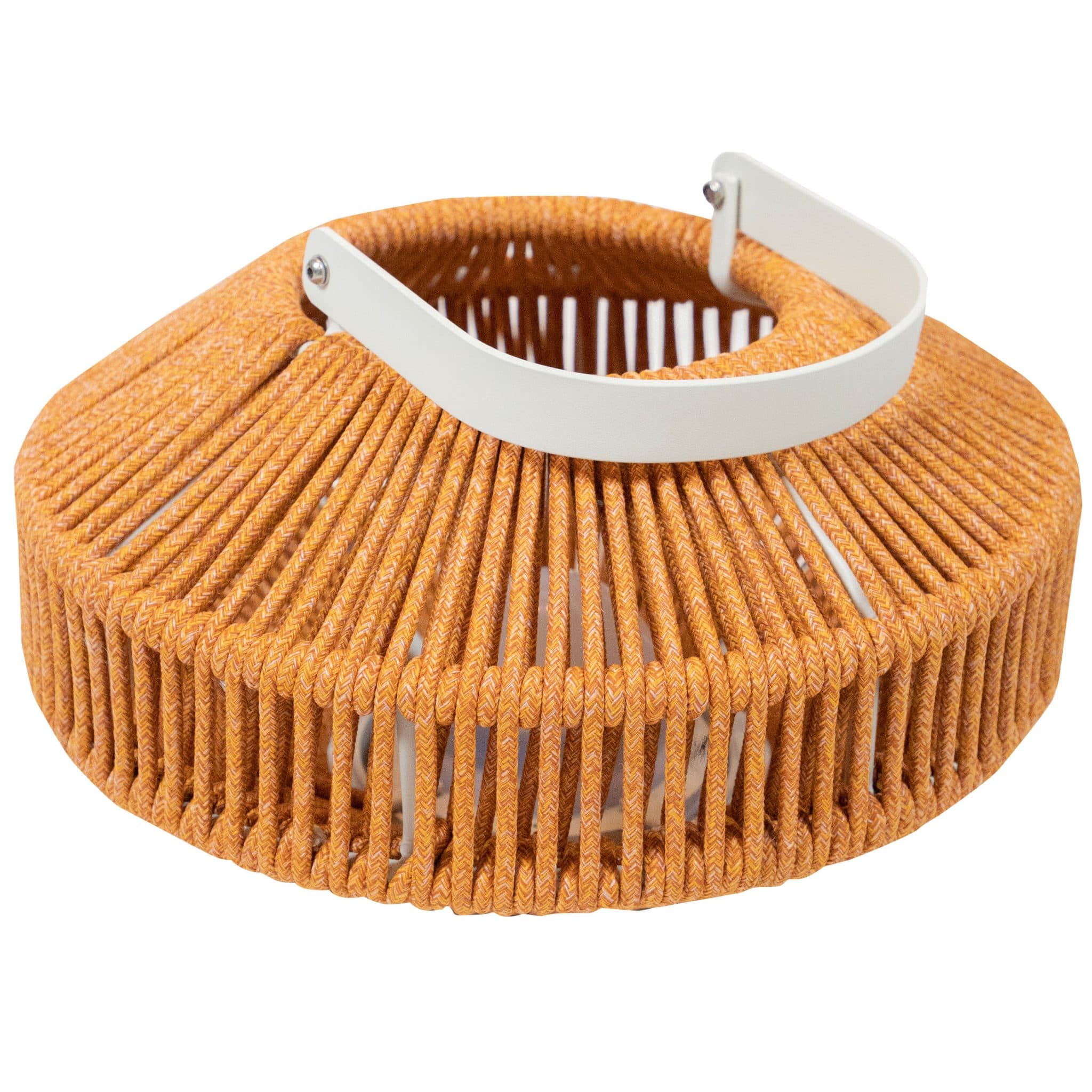 Luna Klein Laterne Led - Weiß/Ocker