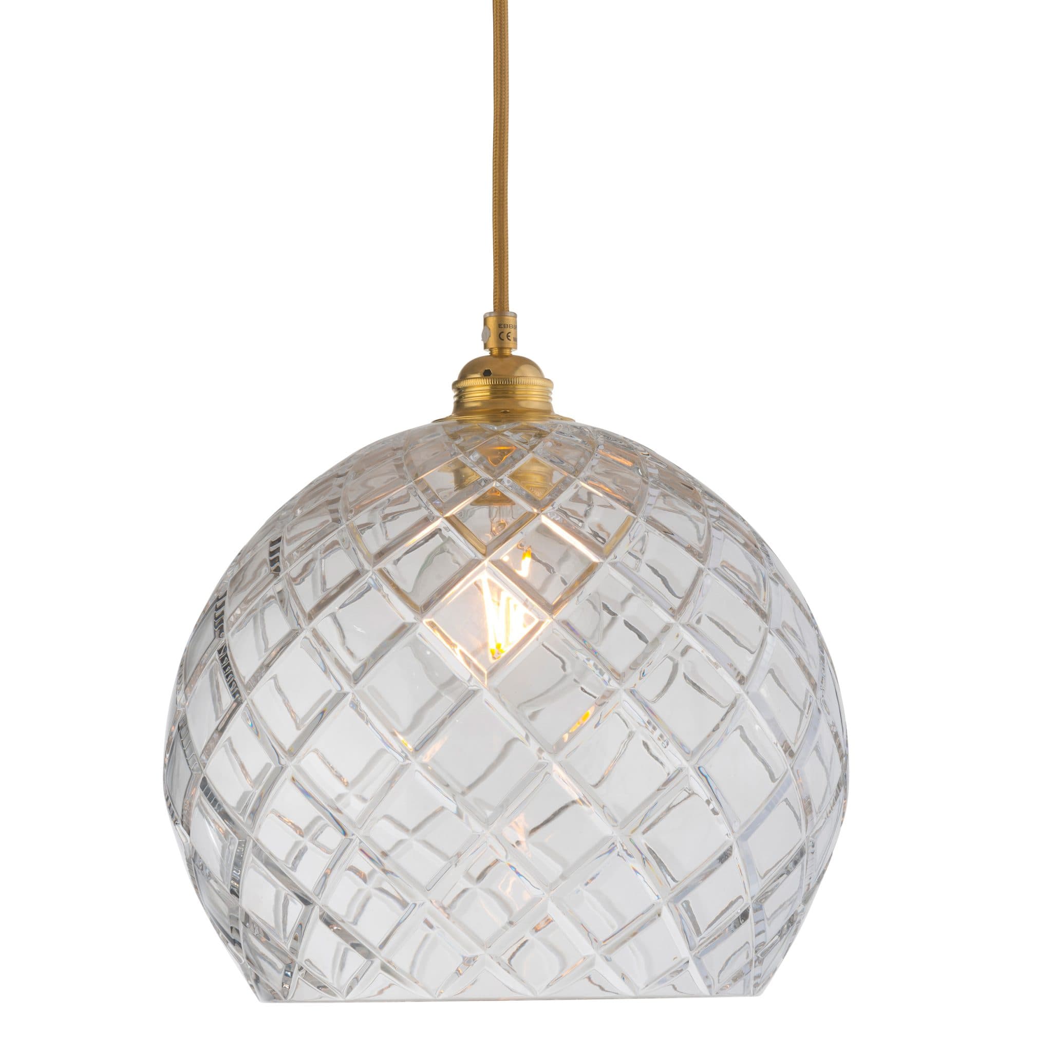 Rowan Crystal Medium Check Pendelleuchte Ø15,5 / Ø22 / Ø28