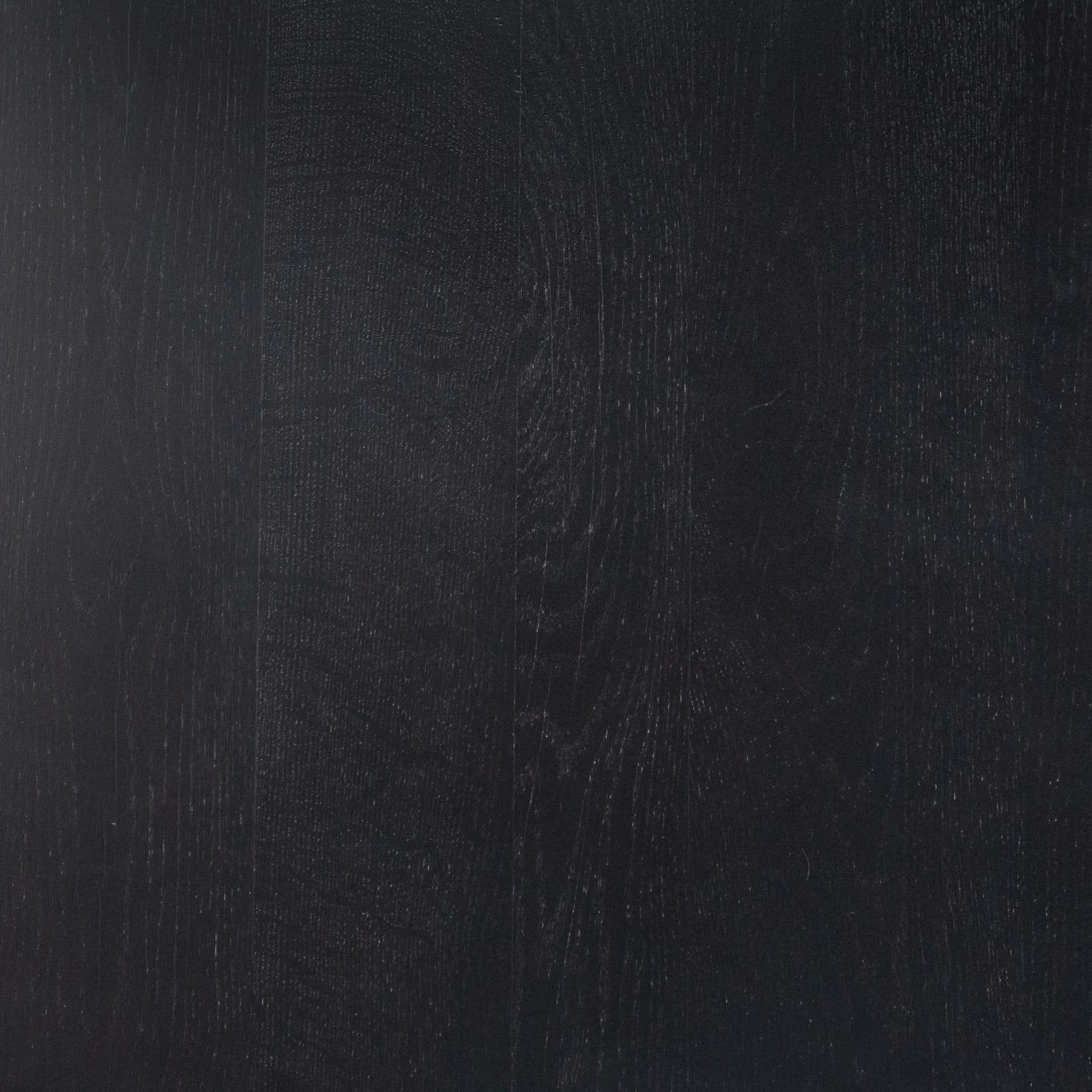 Massive Eiche Tischplatte - 40mm - Schwarz