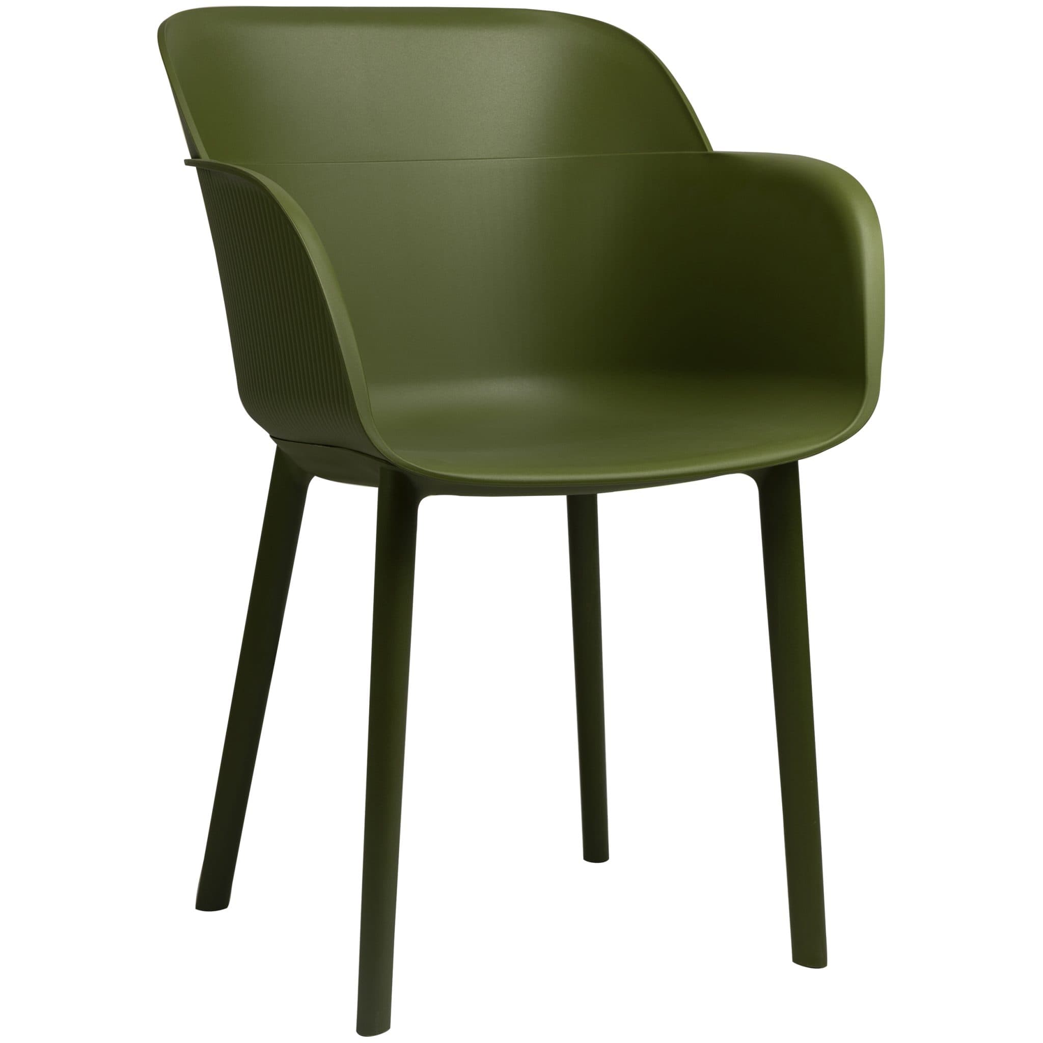 Shell Armstuhl - Khaki Grün