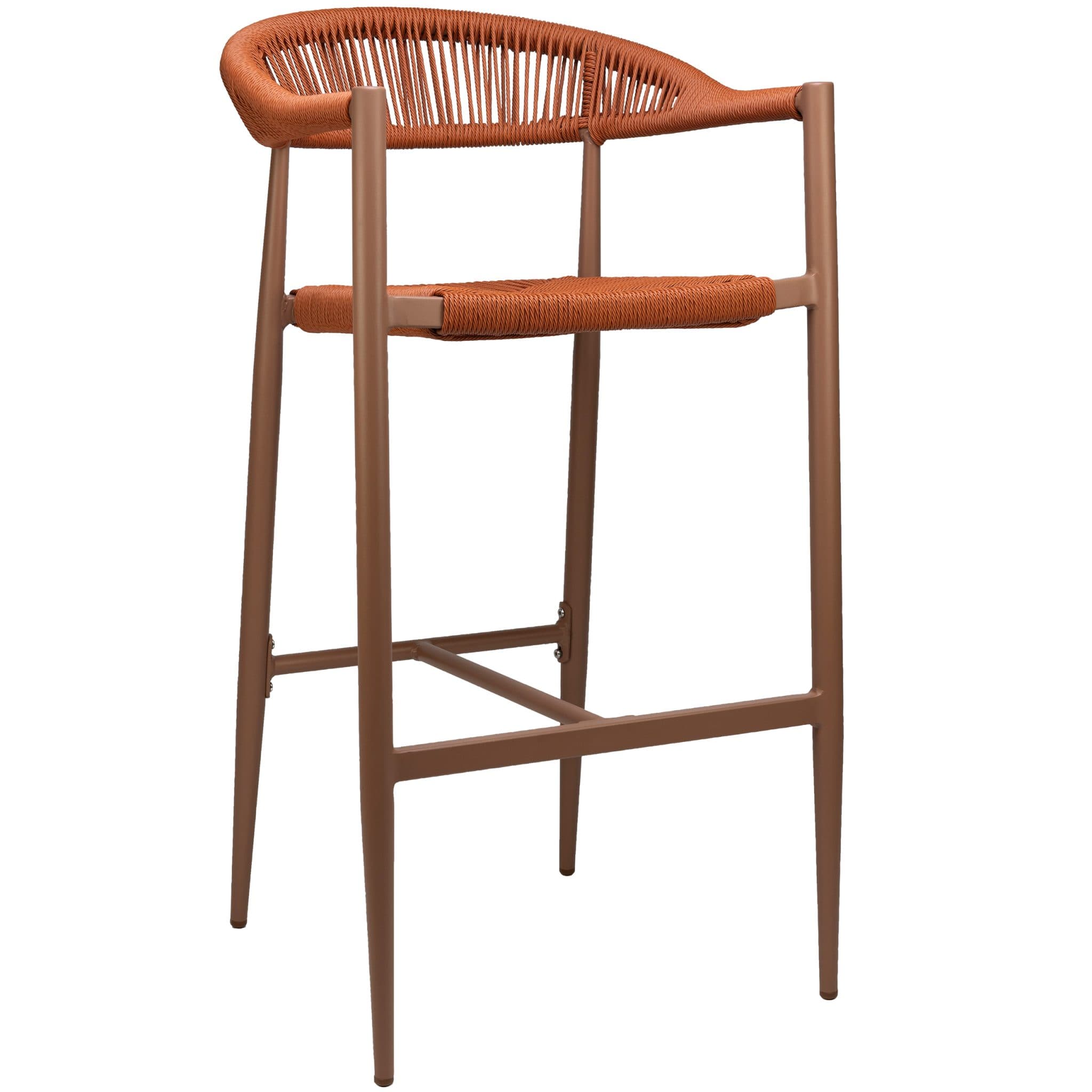 Jonah Barhocker mit Armlehne - Orange