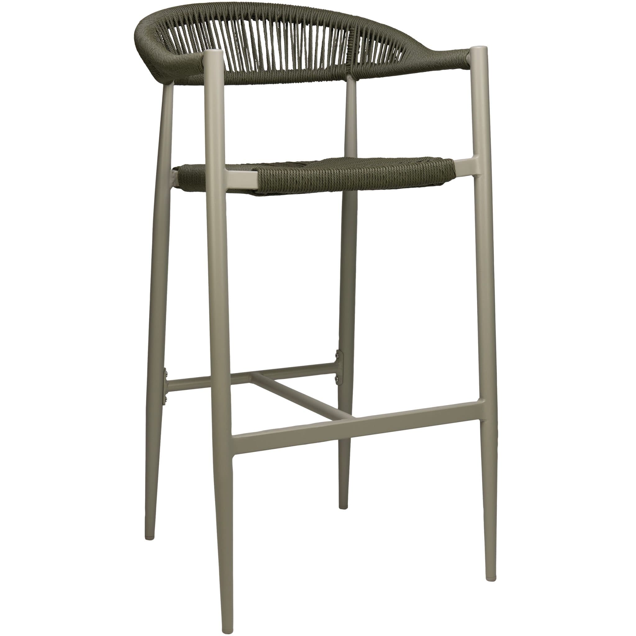 Jonah Barhocker mit Armlehne - Grün