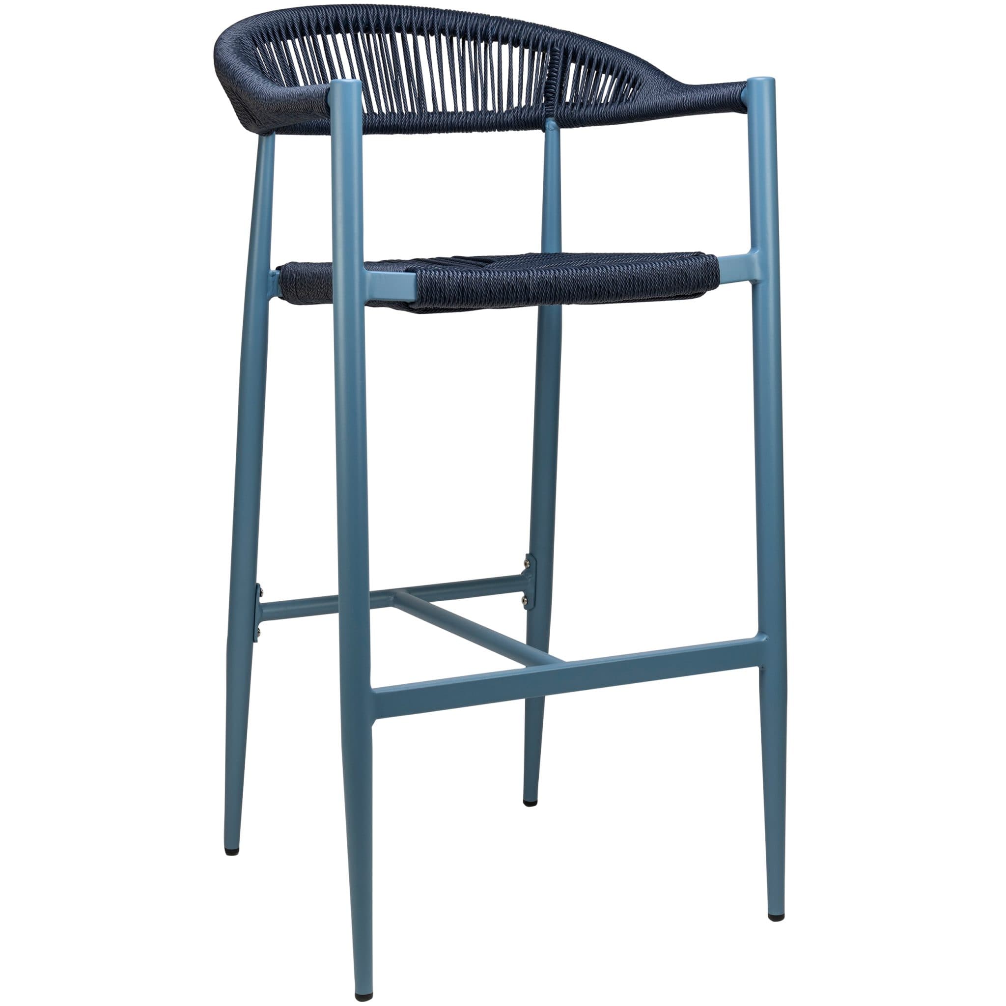 Jonah Barhocker mit Armlehne - Blau/Navy