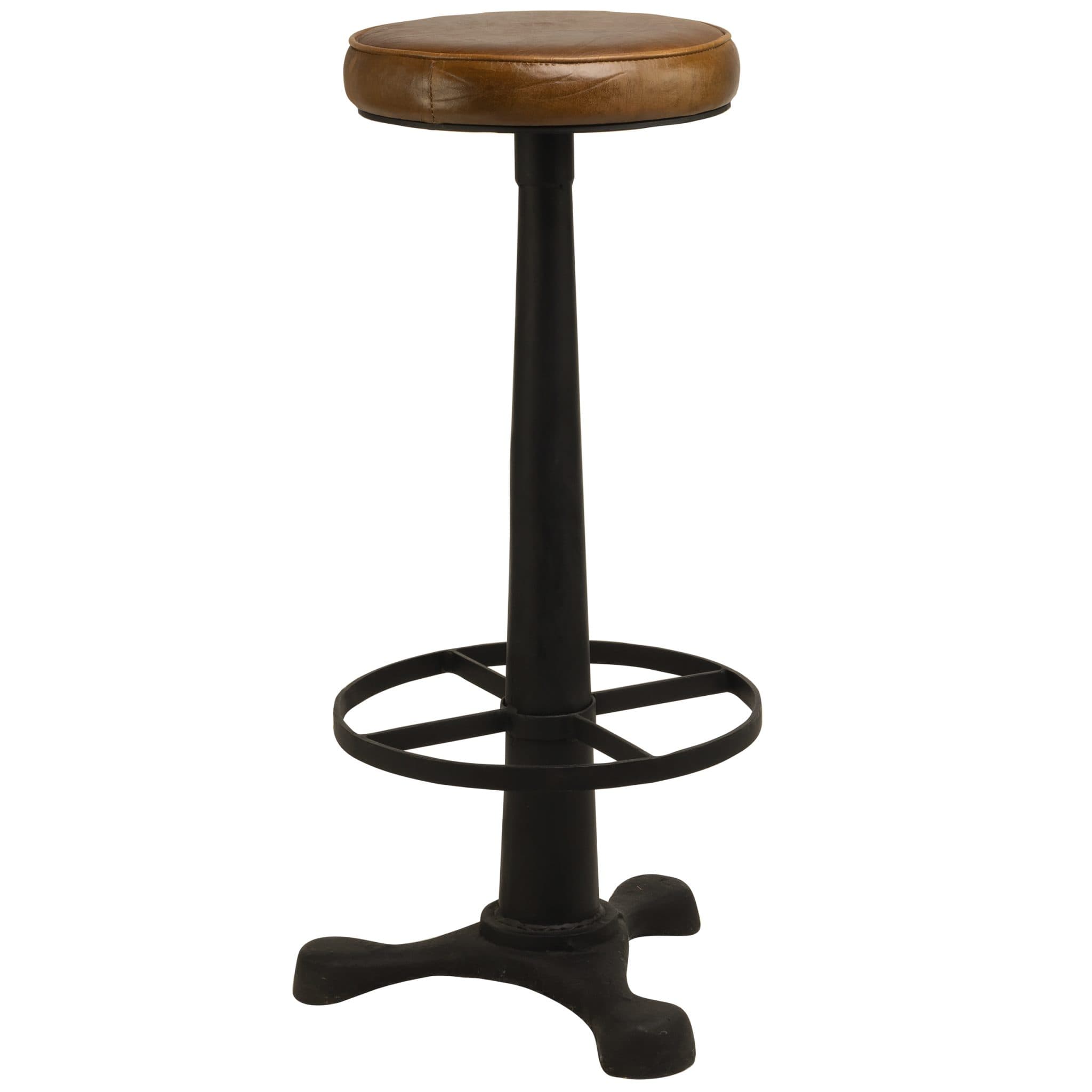 Dex Barhocker - Metall/Leder