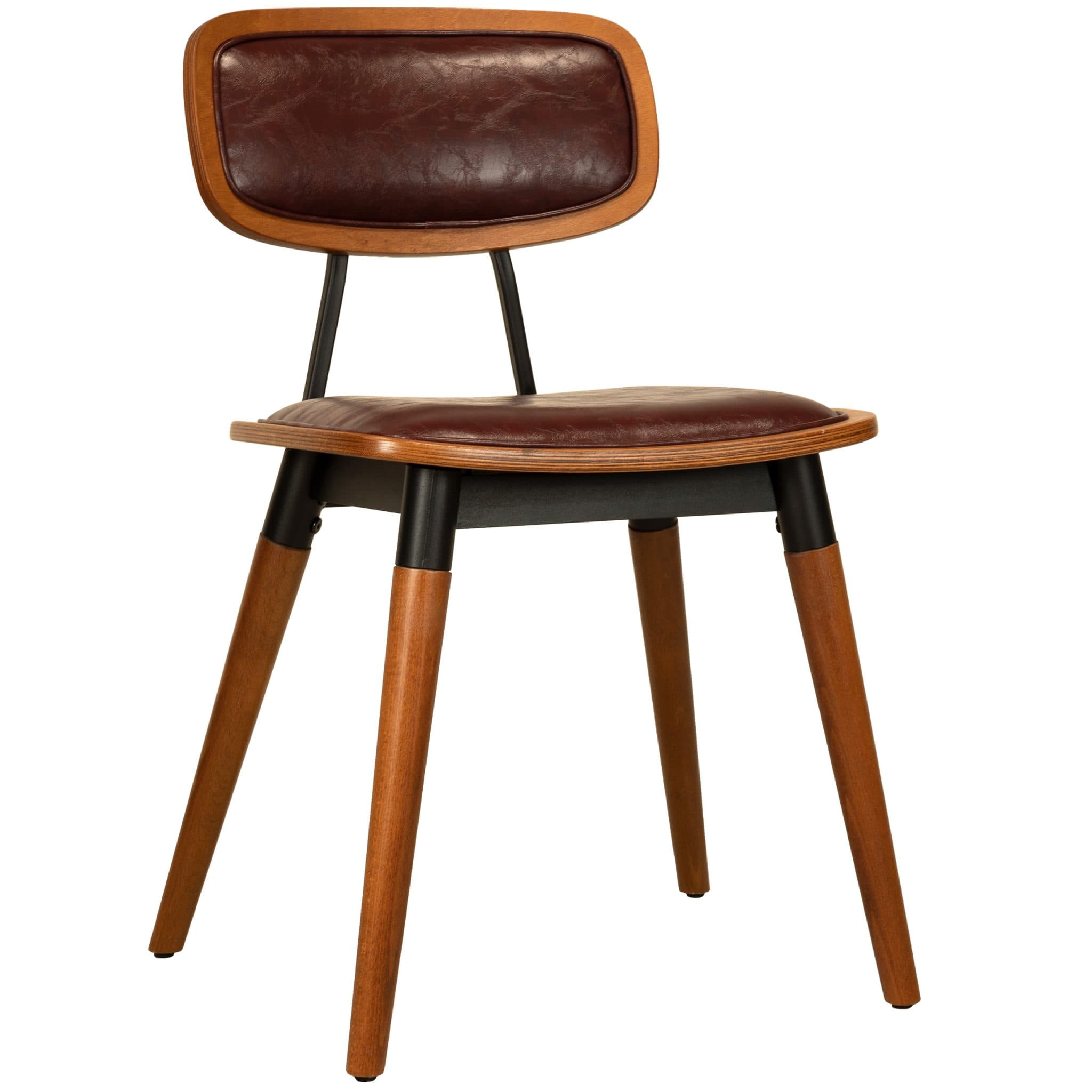 Studo Stuhl - Kunstleder Bordeaux