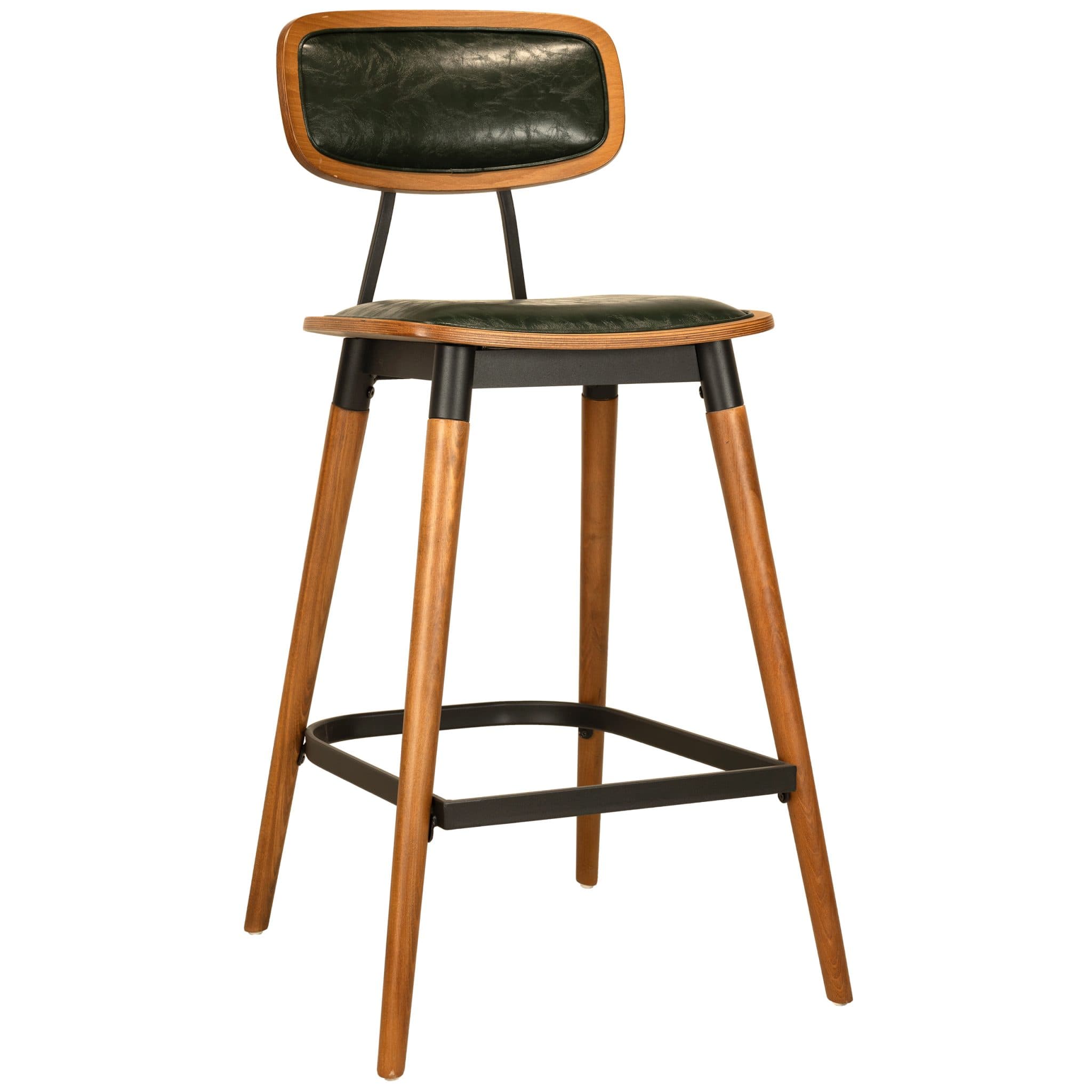 Studo Barhocker - Kunstleder Grün