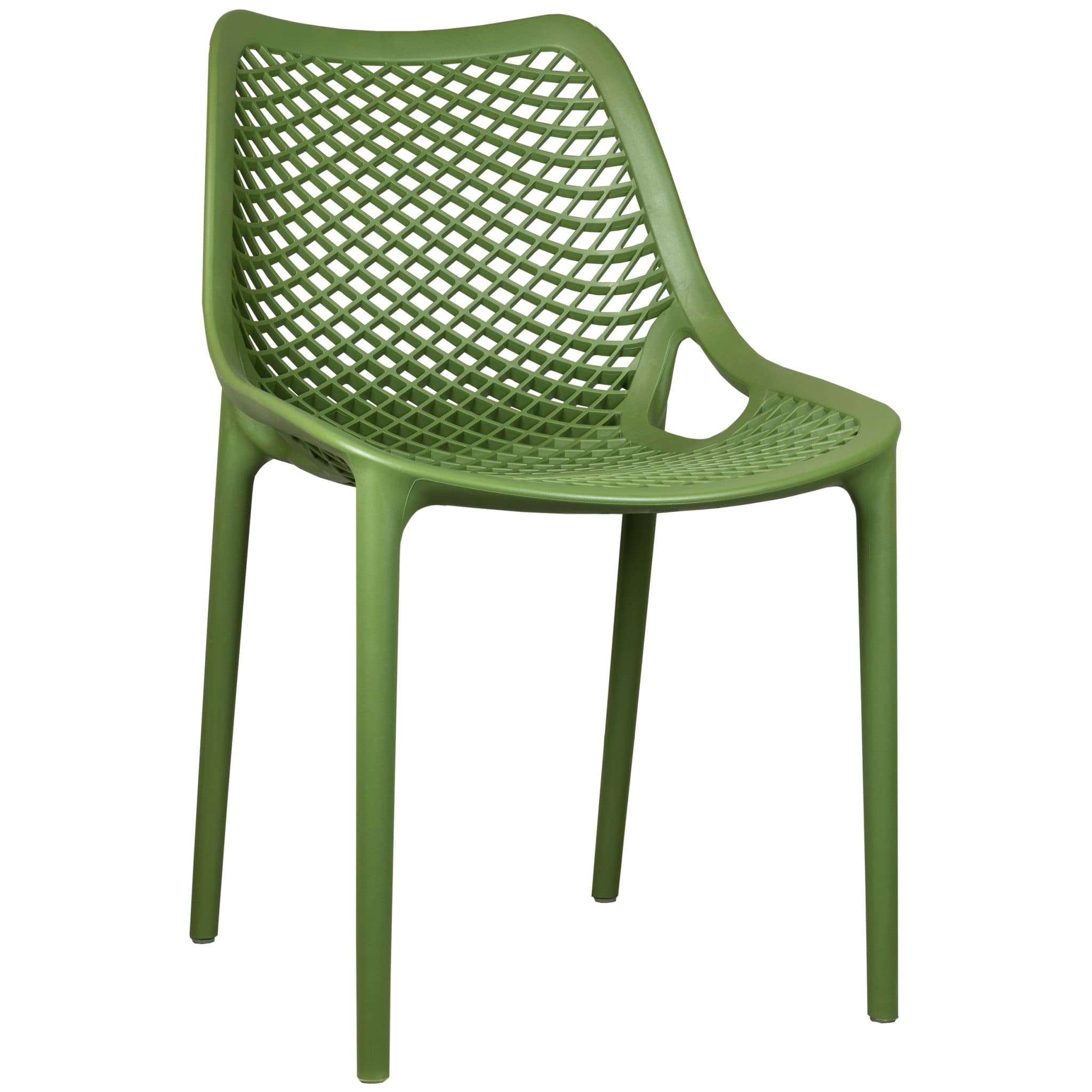 Air Terrassenstuhl - PVC Olivgrün