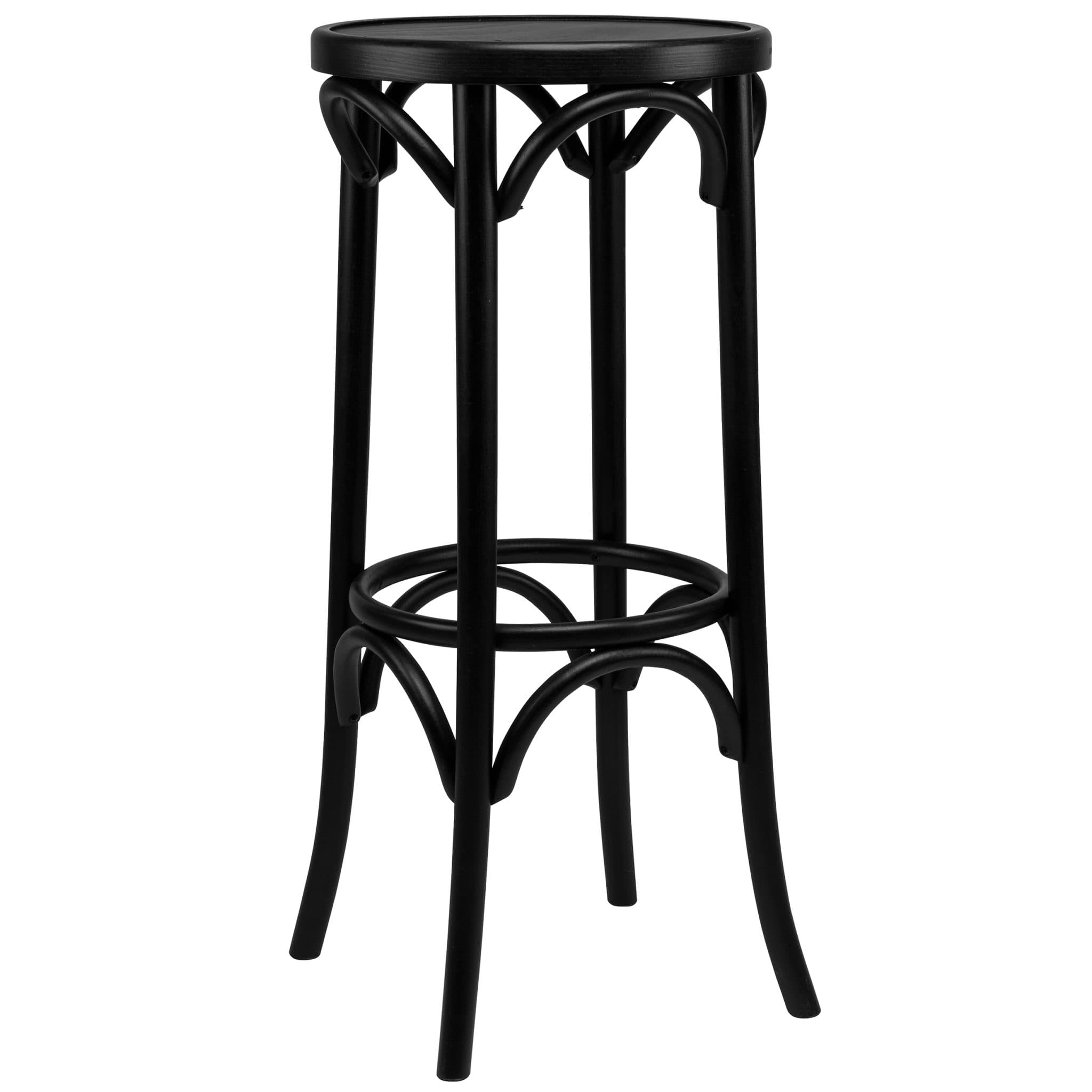 Oldenburg Barhocker - Holz Schwarz