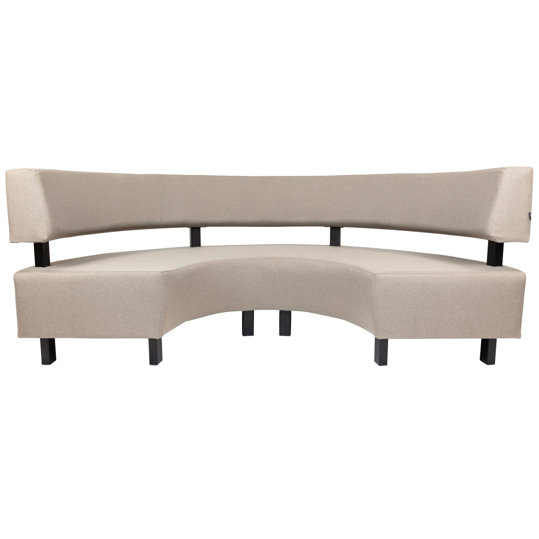 Ibiza Terrassenbank - Halbrund - Toast