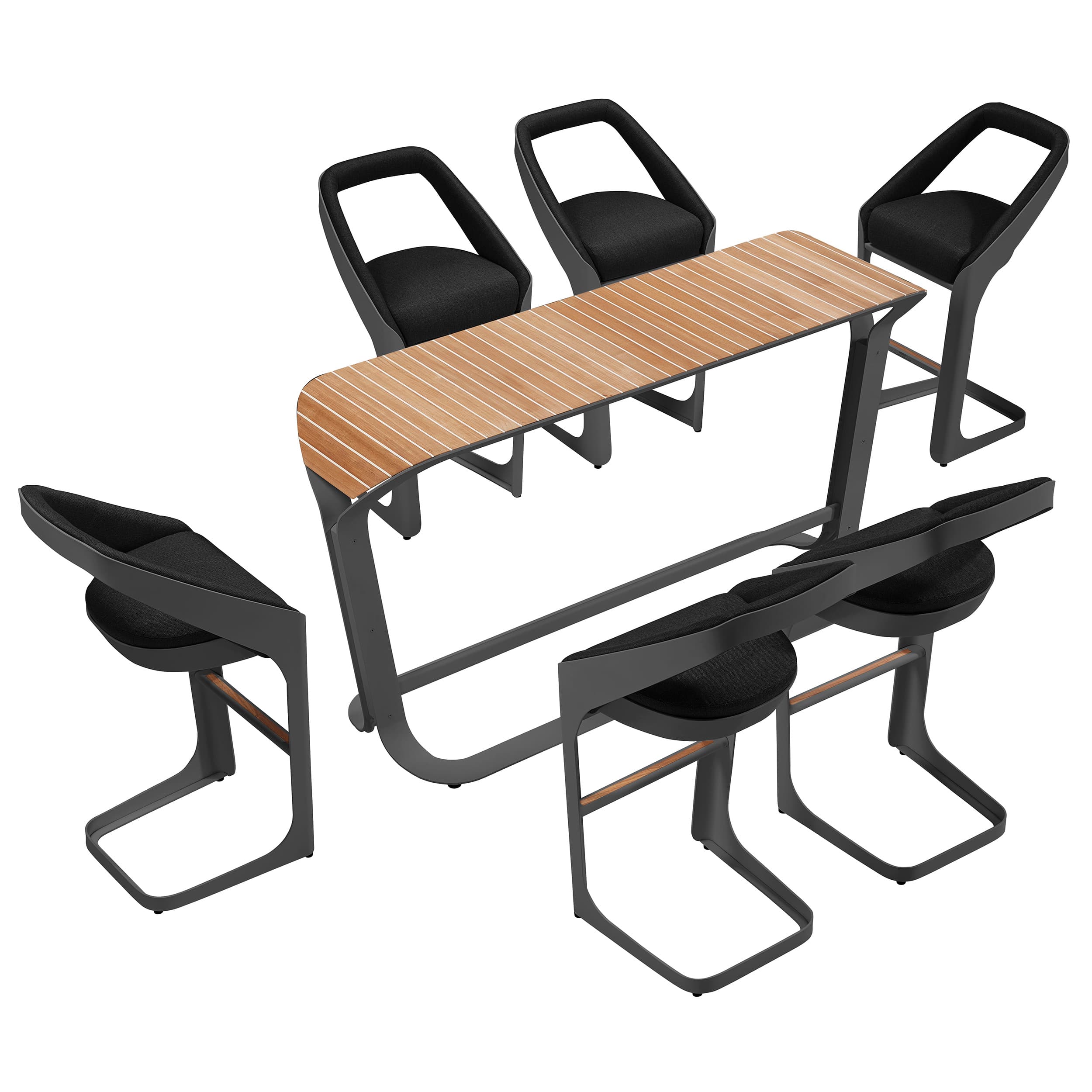 Onda Barset Schwarz | 7-teilig