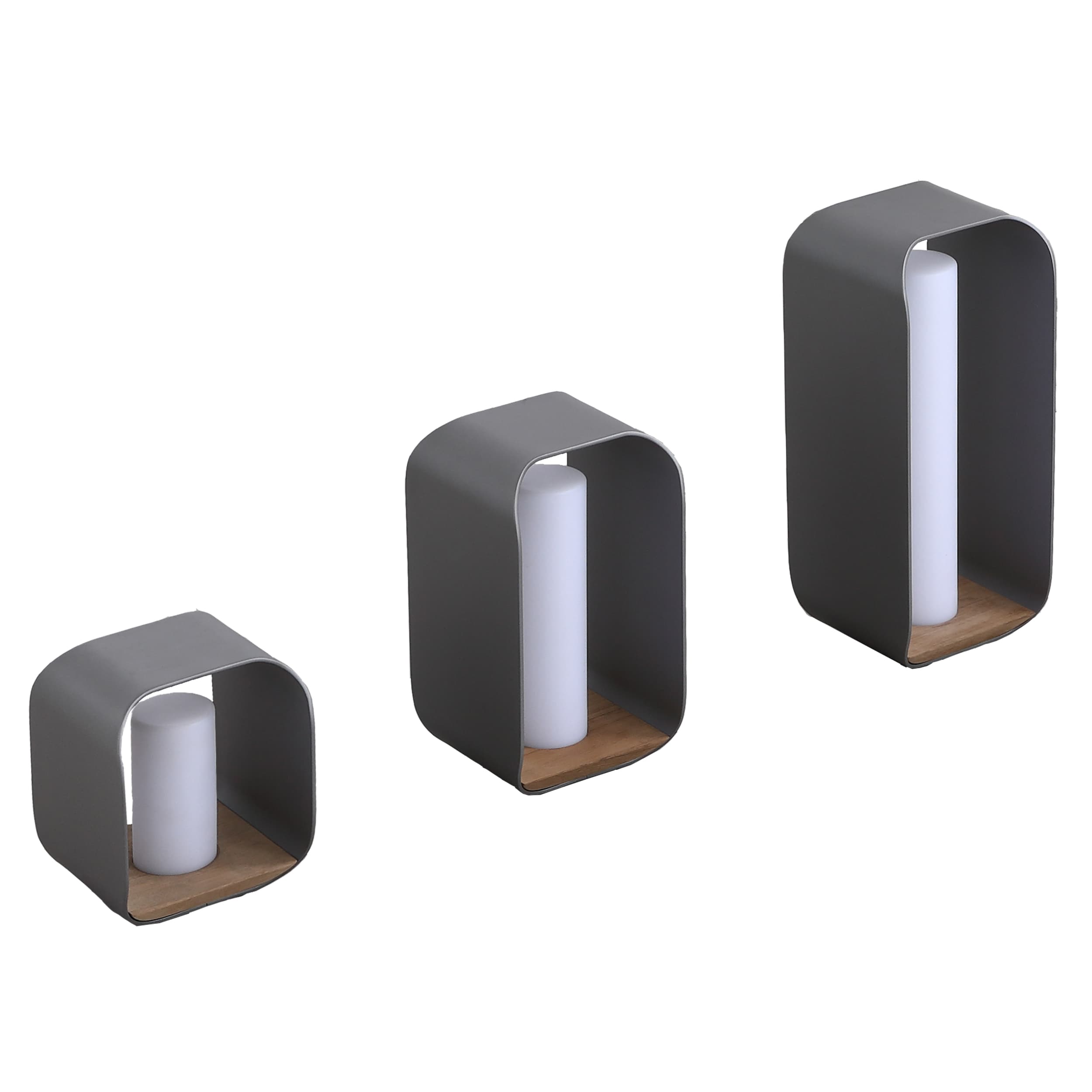 Onda Lichter - Grau | 3-Teilig