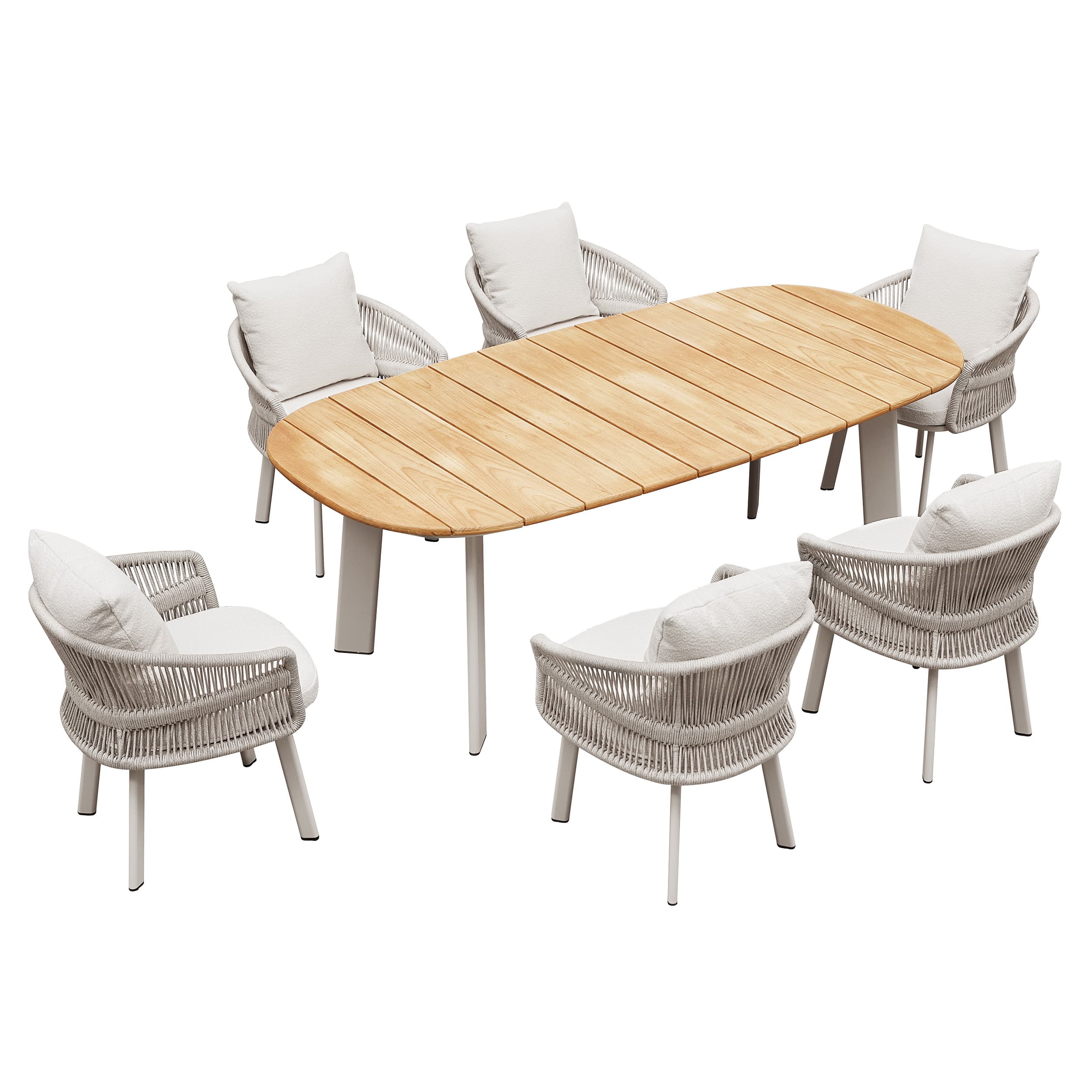 Aio Dining Set - Teddy | 7-teilig
