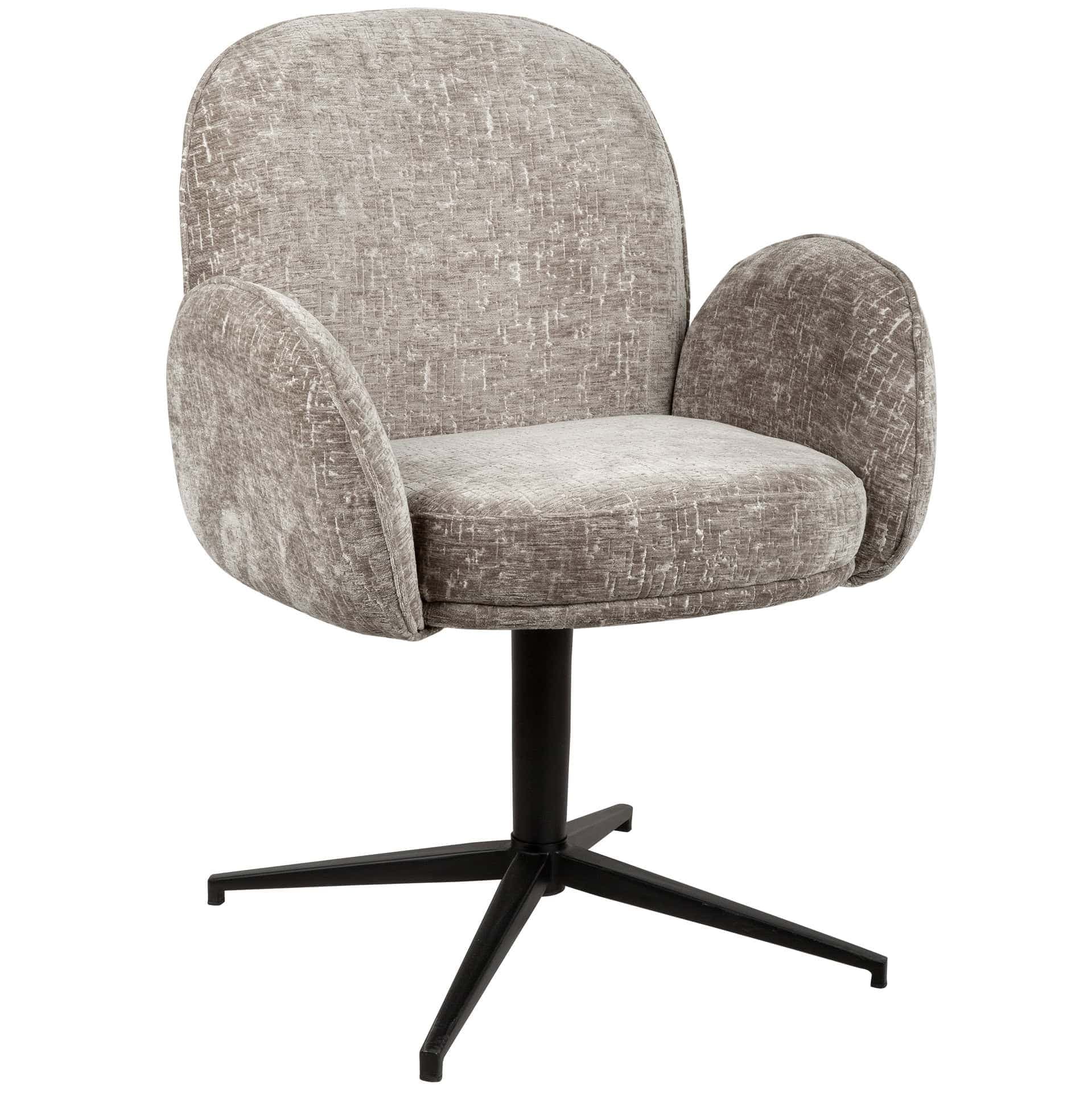 Belle Armstuhl - Drehbar - Shitake